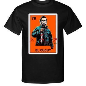 El Cucuy Loteria Halloween Micheal Myers Horror Killer Graphic Tee T-Shirt